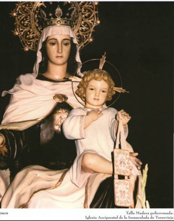 VIRGEN DEL CARMEN para Torrevieja (Alicante). (1944). 